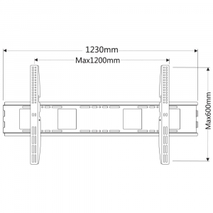 Techly ICA-PLB 2230 LCD falikonzol 55"-100"