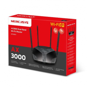 Mercusys AX3000 Dual-Band WiFi 6 router (MR3000X)