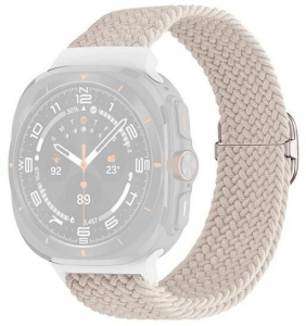 Gigapack Samsung Galaxy Watch Ultra eSIM 47mm (SM-L705) szőtt mint&aacute;s textil p&oacute;tsz&iacute;j feh&eacute;r (GP-163528)