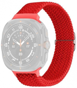 Gigapack Samsung Galaxy Watch Ultra eSIM 47mm (SM-L705) szőtt mint&aacute;s textil p&oacute;tsz&iacute;j piros (GP-163530)