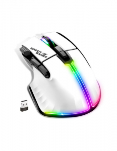 Spirit Of Gamer PRO-M5 Arctic Wireless Gaming eg&eacute;r feh&eacute;r (S-PM5RFWT)