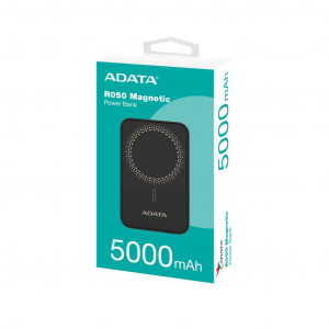 ADATA R050 Magnetic Power Bank 5000mAh fekete (PR050-11BK)