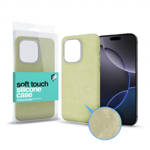 XPRO Soft Velvet Apple iPhone 16 Pro MagSafe tok zöld (130613)