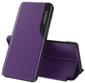 Gigapack Samsung Galaxy A05 (SM-A055F) ECO bőr hatású ablakos aktív fliptok lila (GP-151017)