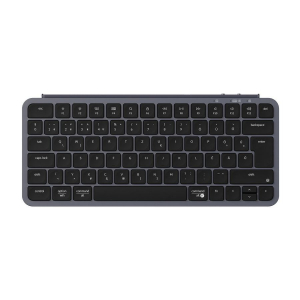 Keychron B1 Pro Bluetooth / vezeték nélküli / USB-C membrán billentyűzet fekete-szürke (B1P-K1-HG)