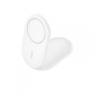 Belkin mágneses összecsukható vezeték nélküli töltő 15W fehér (WIB007vfWH)