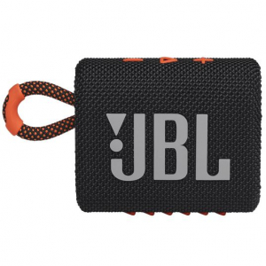 JBL Go 3 vízálló hordozható Bluetooth hangszóró fekete-narancssárga (JBLGO3BLKORANGE)