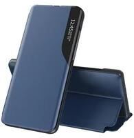 Gigapack Samsung Galaxy S23 Plus (SM-S916) ECO bőr hatású ablakos aktív fliptok sötétkék (GP-134666)