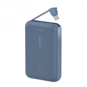 Belkin BoostCharge Power Bank 10K, be&eacute;p&iacute;tett USB-C k&aacute;bellel k&eacute;k (BPB021hqBL)
