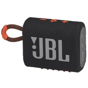 JBL Go 3 vízálló hordozható Bluetooth hangszóró fekete-narancssárga (JBLGO3BLKORANGE)