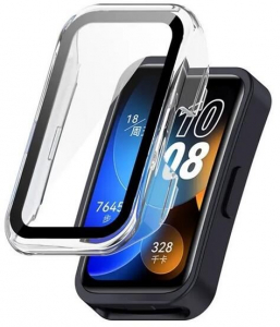 Gigapack Huawei Band 9 műanyag &aacute;tl&aacute;tsz&oacute; v&eacute;dőkeret &eacute;s kijelzőv&eacute;dő &uuml;veg (GP-150402)