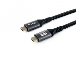 Equip USB-C 4 Gen2x2 4K/60Hz, 20Gbps PD100W kábel 2m (128382)