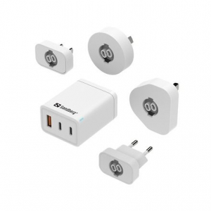 Sandberg 3in1 TravelCharger USB-C/A 65W telefon töltő (441-59)