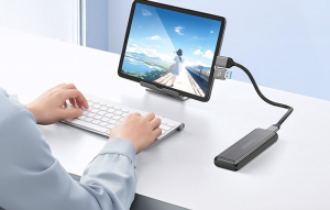 Orico M.2 külső SSD ház szürke (DDM2-C3-G2-BK)