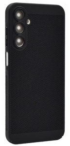 Gigapack Samsung Galaxy A25 5G (SM-A256) l&eacute;g&aacute;teresztő, lyukacsos műanyag tok fekete (GP-151539)