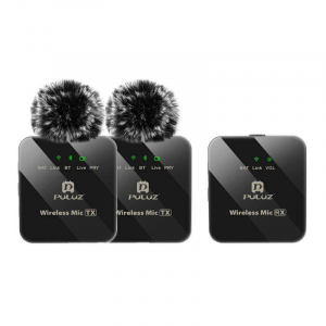 Puluz vezeték nélküli mikrofon 2 TX + 1 RX (PU3154B)