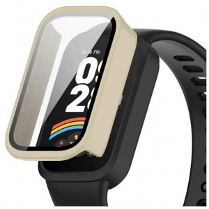 Gigapack Xiaomi Smart Band 9 Active műanyag fehér védőkeret és kijelzővédő üveg (GP-164540)