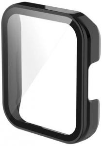 Gigapack Xiaomi Redmi Watch 2 Lite műanyag fekete védőkeret és kijelzővédő üveg (GP-158969)