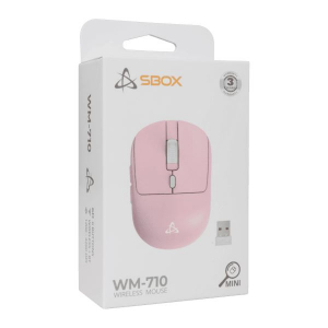 Sbox WM-710P vezet&eacute;k n&eacute;lk&uuml;li &uacute;jrat&ouml;lthető eg&eacute;r pink