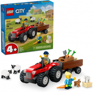 Lego City Piros traktor, utánfutó és juhok (60461)