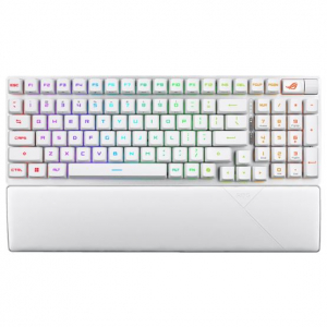 ASUS ROG Strix Scope II 96 RX vezeték nélküli UK billentyűzet fehér