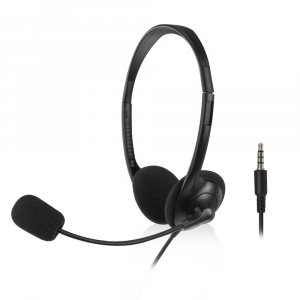 ACT AC9330 headset fekete