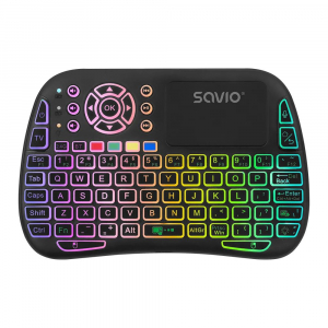 Savio KW-04 ARGB vezeték nélküli mini billentyűzet