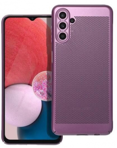 Gigapack Samsung Galaxy A04s (SM-A047F) légáteresztő, lyukacsos műanyag tok lila (GP-142570)