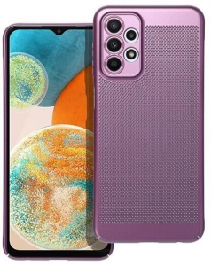 Gigapack Samsung Galaxy A23 5G (SM-A236F) légáteresztő, lyukacsos műanyag tok lila (GP-142567)