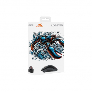 Baracuda Lobster gaming egér fekete (BGM-081B)