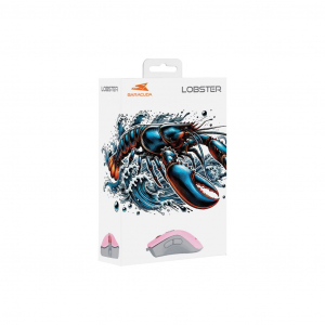 Baracuda Lobster gaming egér pink (BGM-081P)