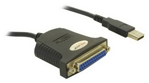 DeLock DL61330 USB1.1 -> párhuzamos adapter 0.8m