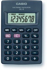 Casio HL 4 zsebszámológép