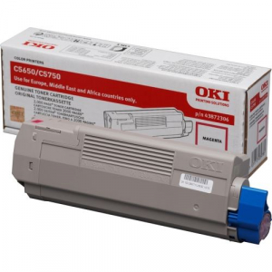 OKI 43872306 bíborvörös toner