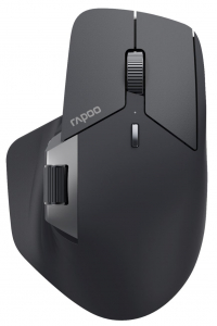 Rapoo MT760M vezeték nélküli (Bluetooth 4.0, 5.0 + 2.4GHz) egér fekete-szürke (00226039)