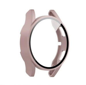 Gigapack Samsung Galaxy Watch 4 40 mm (SM-R860) műanyag r&oacute;zsasz&iacute;n v&eacute;dőkeret &eacute;s kijelzőv&eacute;dő &uuml;veg (GP-159346)