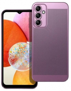 Gigapack Samsung Galaxy A14 5G (SM-A146) légáteresztő, lyukacsos műanyag tok lila (GP-142583)
