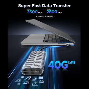 Orico M.2 külső SSD ház szürke (ACOM2-U4-GY)