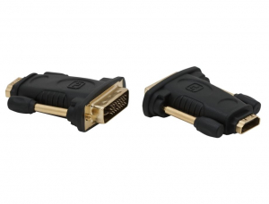 Delight Dual Link DVI-I - HDMI kábel adapter fekete (05740)