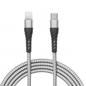 Delight USB-C - Lightning kábel 1m szürke (55434-1)