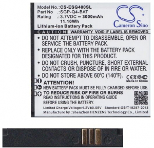 Cameron Sino Evolveo Strongphone Q4 Li-Ion (3.7V/3000mAh, Evolveo SGP-Q4-BAT kompatibilis) akkumulátor (CS-ESG400SL)