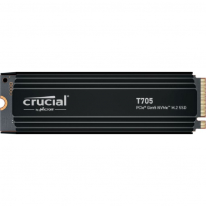 1TB Crucial T705 M.2 NVMe SSD meghajtó hűtőbordával (CT1000T705SSD5)