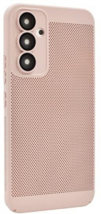 Gigapack Samsung Galaxy A34 5G (SM-A346) légáteresztő, lyukacsos műanyag tok rózsaszín (GP-144327)