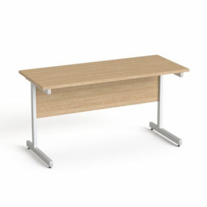MAYAH Freedom SV-26 íróasztal szürke fémlábbal 140x70cm kőris (IBXA26K)