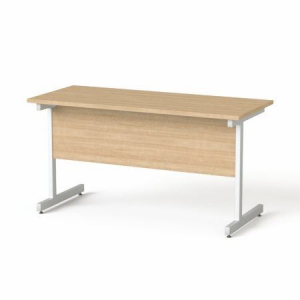 MAYAH Freedom SV-26 íróasztal szürke fémlábbal 140x70cm kőris (IBXA26K)