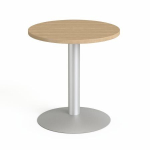 MAYAH Freedom SV-57 kör alakú (60cm) tárgyalóasztal szürke fémlábbal kőris (IBXA57K)