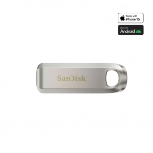 Pen Drive 128GB USB-C SanDisk Ultra Luxe (SDCZ75-128G-G46)
