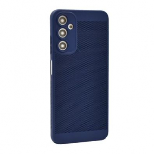Gigapack Samsung Galaxy S23 FE (SM-S711) légáteresztő, lyukacsos műanyag tok sötétkék (GP-148281)