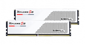 32GB 6000MT/s DDR5 RAM G.Skill Ripjaws S5 White CL28 1.40V (2x16GB) (F5-6000J2836G16GX2-RS5W)