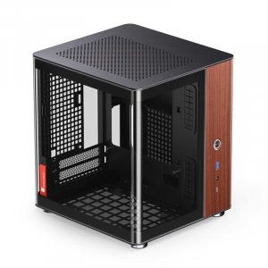 Jonsbo TK-0 Black táp nélküli ablakos ITX ház fekete